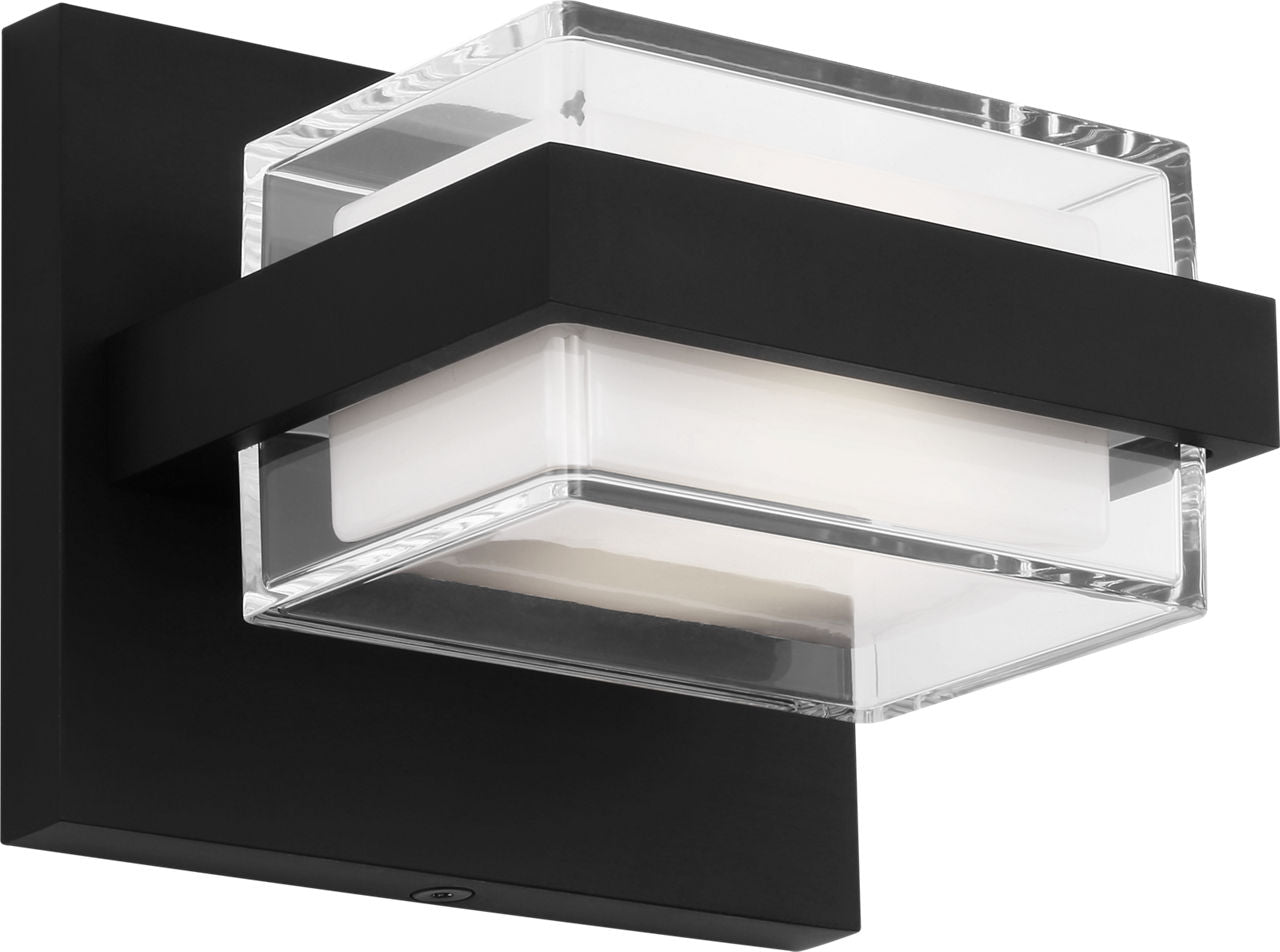Kamden 1-Light Wall/Bath Nightshade Black LED 3000K 90 CRI90 cri 3000k 120v