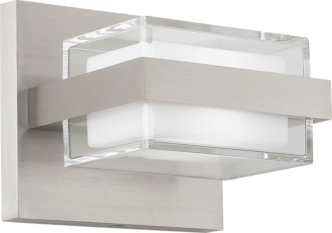 Kamden 1-Light Wall/Bath Satin Nickel LED 3000K 90 CRI90 cri 3000k 277v