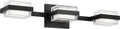 Kamden 3-Light Bath 3 Shallow Nightshade Black LED 90 CRI 3000K 120V