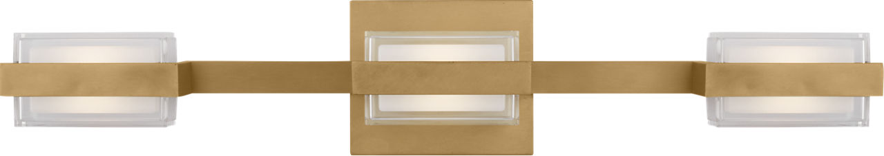Kamden 3-Light Bath | Natural Brass