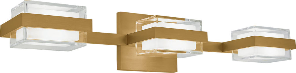 Kamden 3-Light Bath | Natural Brass