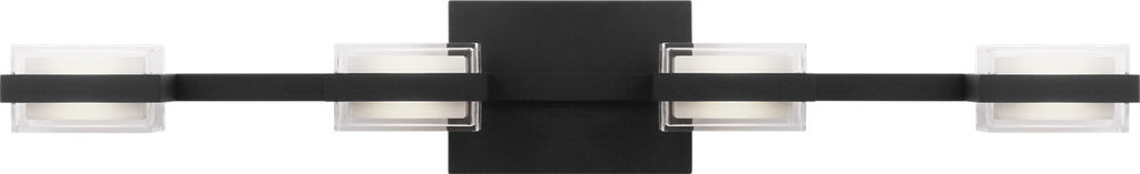 Kamden 4-Light Bath Nightshade Black LED 3000K 90 CRI90 cri 3000k 120v