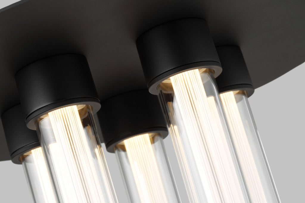 Kola 13 Flush Mount Nightshade Black 2700K 90 CRI integrated led 90 cri 2700k 120v