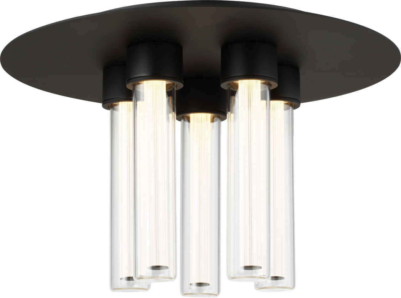 Kola 13 Flush Mount Nightshade Black 2700K 90 CRI integrated led 90 cri 2700k 120v