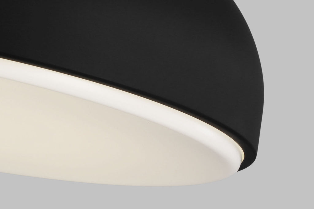 Kosa 13 Flush Mount Nightshade Black 3000K 90 CRI integrated led 90 cri 3000k 277v