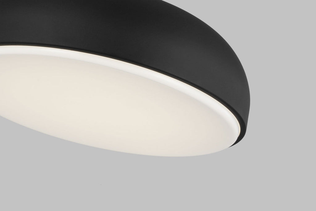 Kosa 13 Flush Mount Nightshade Black 3000K 90 CRI integrated led 90 cri 3000k 277v