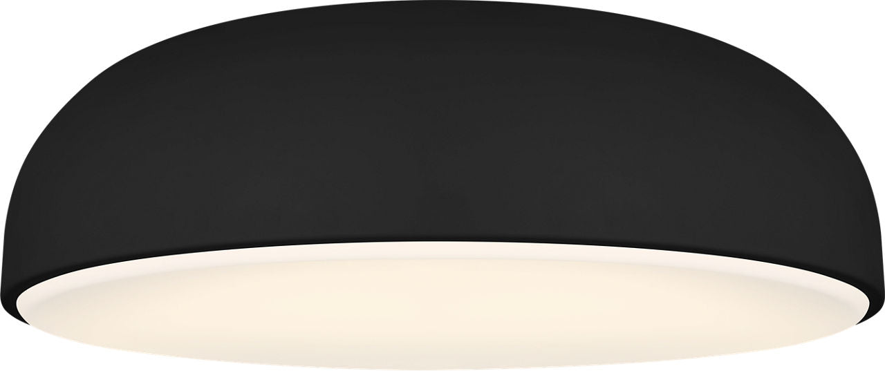 Kosa 13 Flush Mount Nightshade Black 3000K 90 CRI integrated led 90 cri 3000k 277v