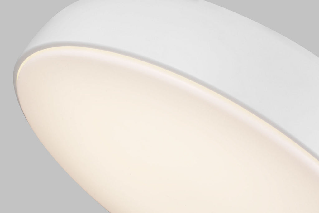 Kosa 18 Ceiling Matte White Integrated LED 90 CRI 3000K 120-277V
