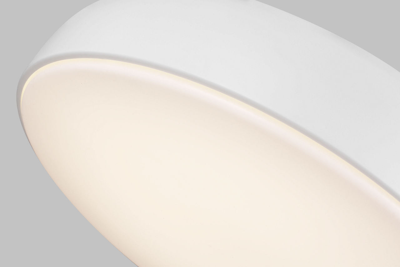 Kosa 18 Ceiling Matte White Integrated LED 90 CRI 3000K 120-277V