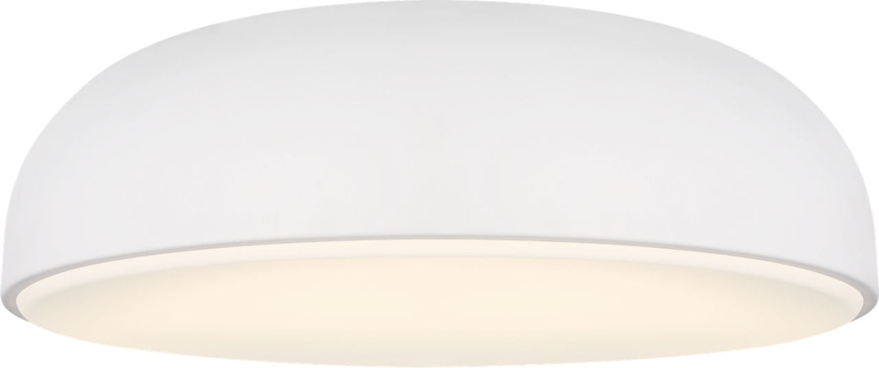 Kosa 13 Flush Mount matte White 3000K 90 CRI integrated led 90 cri 3000k 277v