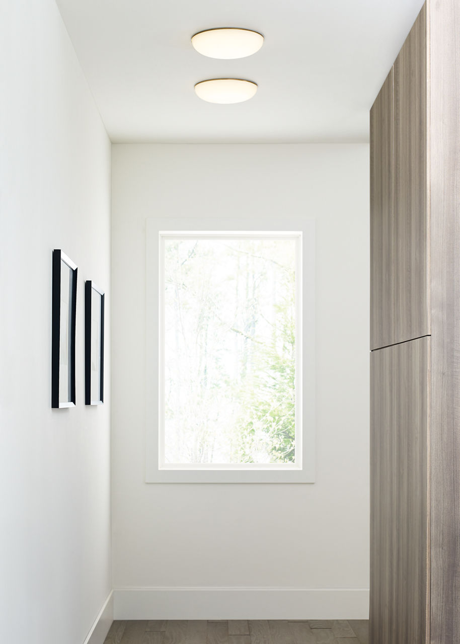 Megan Flush Mount plated brass 3000K 90 CRI led 90 cri 3000k 120v