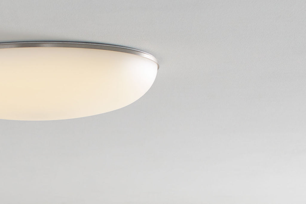 Megan Flush Mount Satin Nickel 2700K 90 CRI led 90 cri 2700k 120v