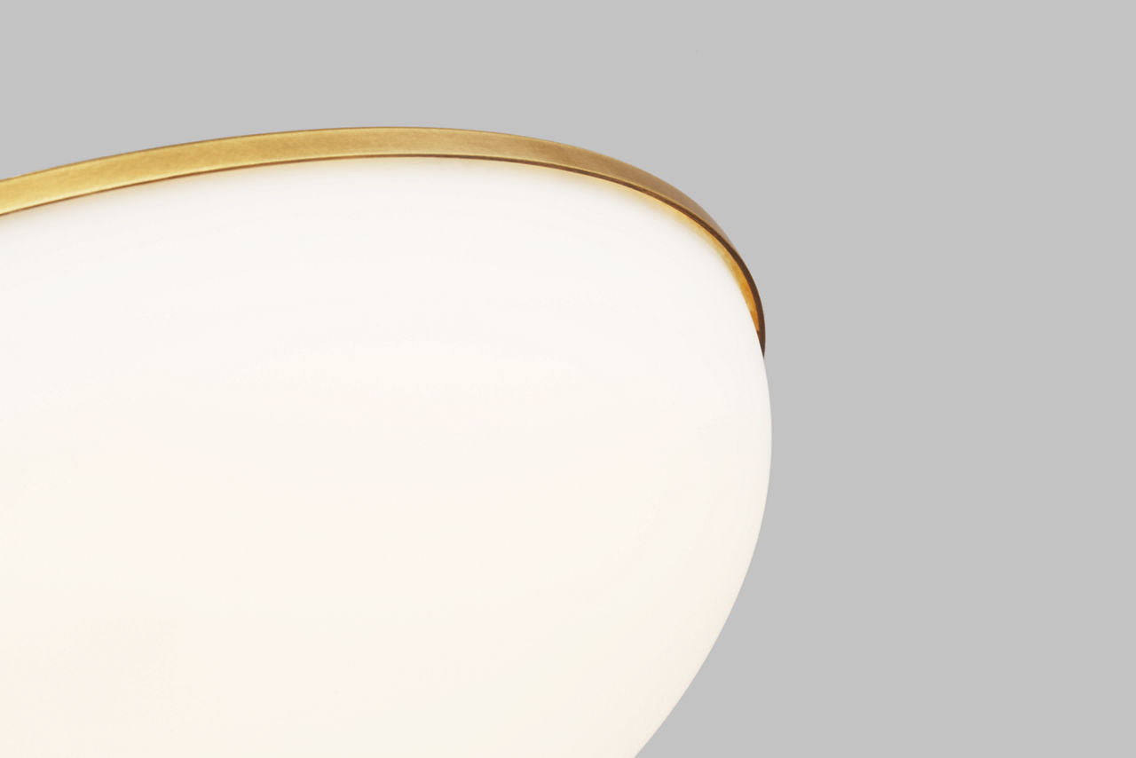 Megan Flush Mount plated brass LED 3000K 90 CRI90 cri 3000k 277v