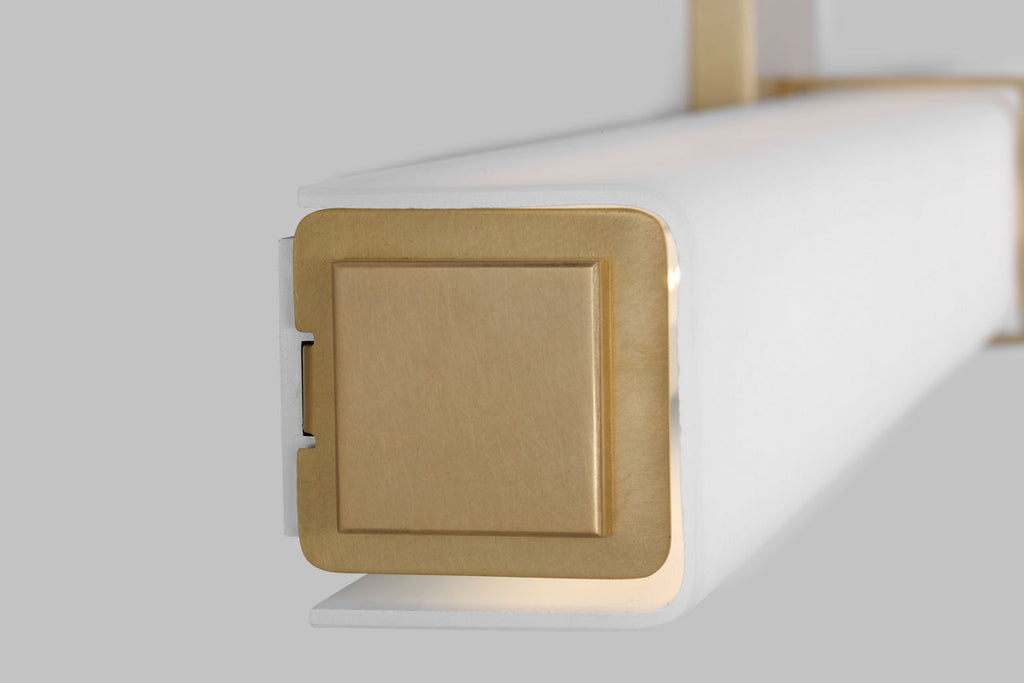 Milan 36 Bath Natural Brass 3000K 90 CRI