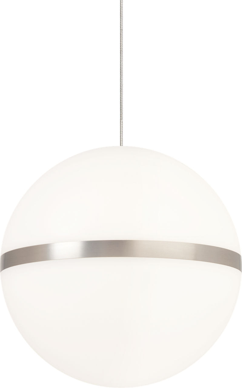 Mini Hanea Pendant | Satin Nickel | Acrylic Shade MonoRail Bulb(s) Included