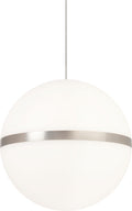 Mini Hanea Pendant | Satin Nickel | Acrylic Shade FreeJack Bulb(s) Included