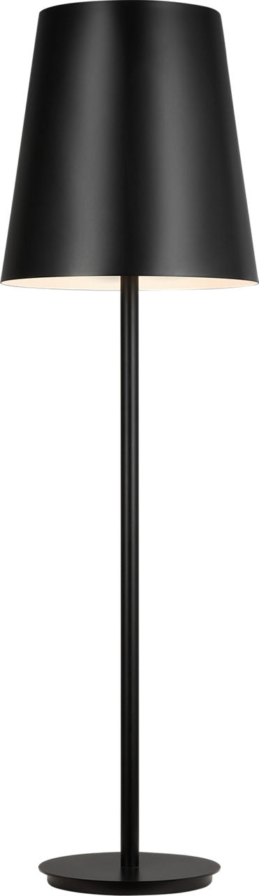 Nevis Outdoor Large Floor Lamp Black 2700K 90 CRI