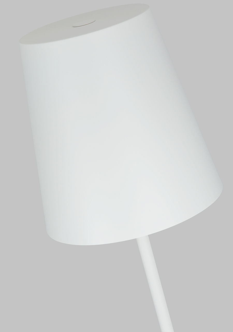 Nevis Outdoor Large Floor Lamp White 2700K 90 CRI
