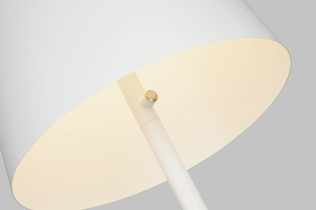 Nevis Outdoor Large Floor Lamp White 2700K 90 CRI