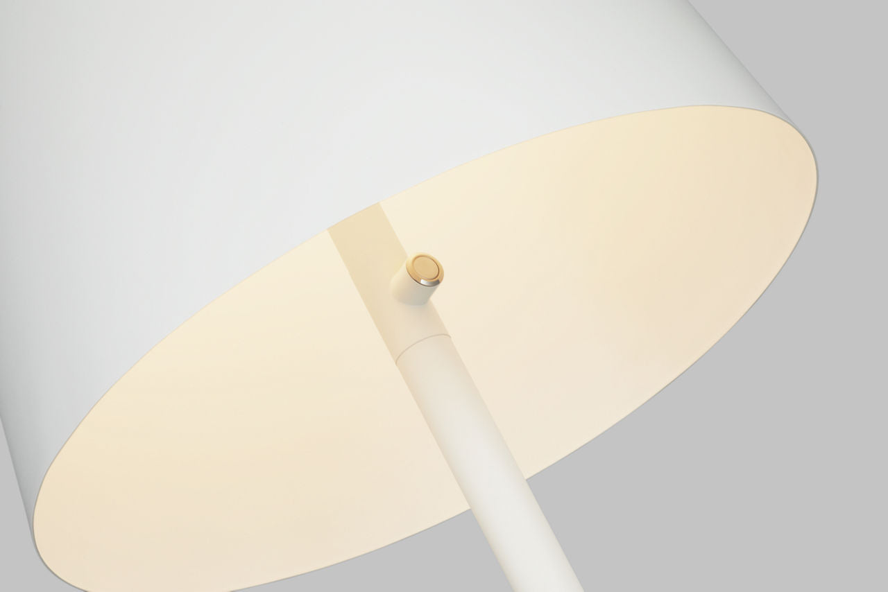 Nevis Outdoor Large Floor Lamp White 2700K 90 CRI
