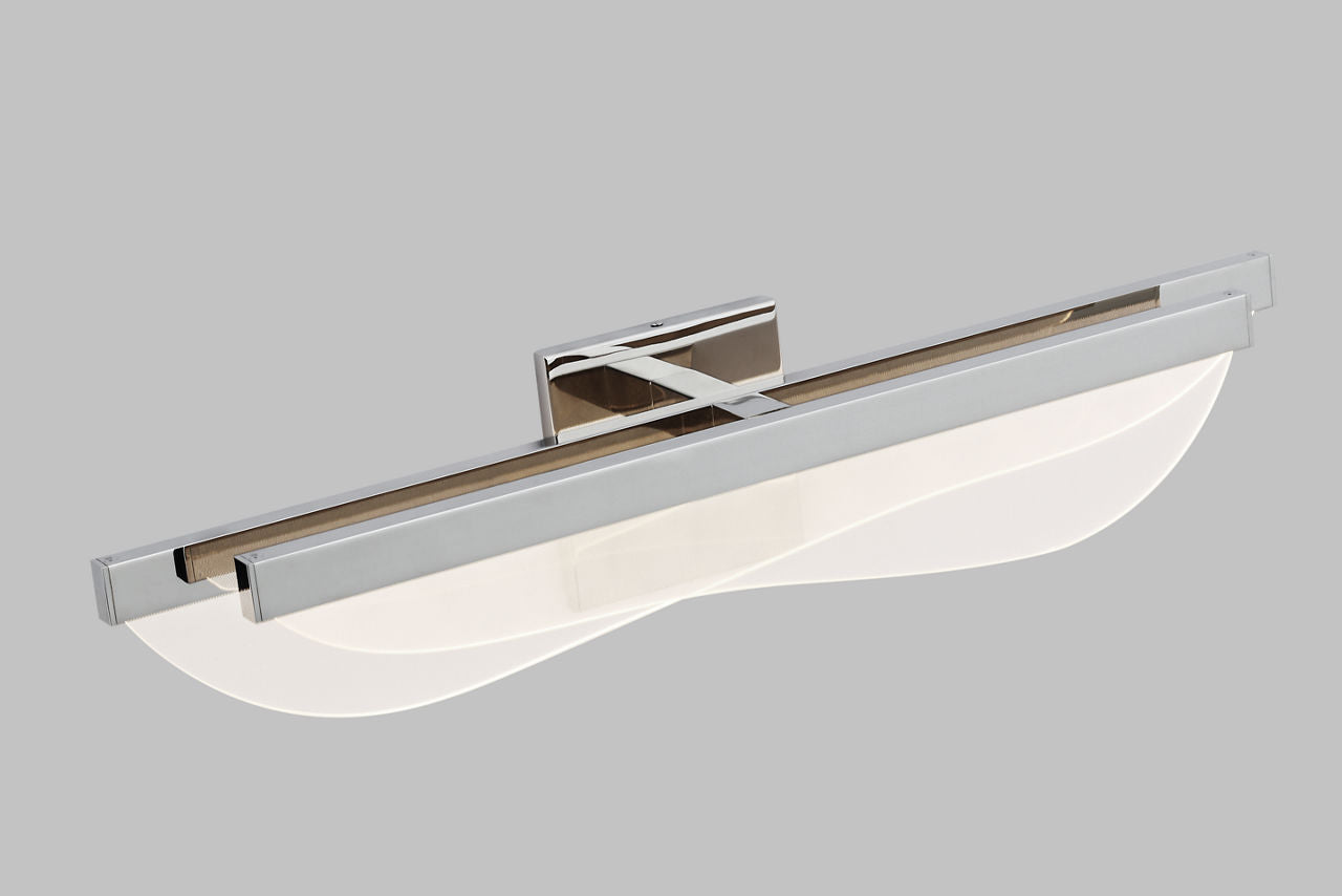 Nyra 25 Bath polished nickel 3000K 90 CRI integrated led 90 cri 3000k 277v