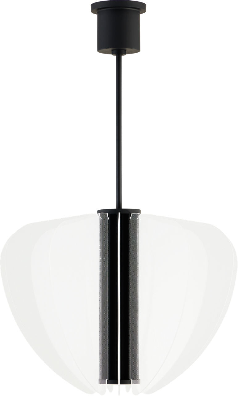 Nyra 28 Chandelier 28" Diameter Nightshade Black 3000K 90 CRI integrated led 90 cri 3000k 120v-277v unv
