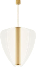 Nyra 30 Chandelier 30" Diameter plated brass 3000K 90 CRI integrated led 90 cri 3000k 120v-277v unv