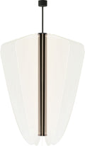 Nyra 42 Chandelier 42" Diameter Nightshade Black LED 90 CRI 3500K 120-277V