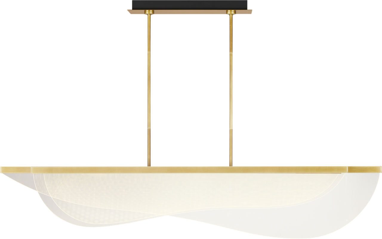 Nyra 60 Linear Suspension Plated Brass LED 90 CRI 3000K 120V