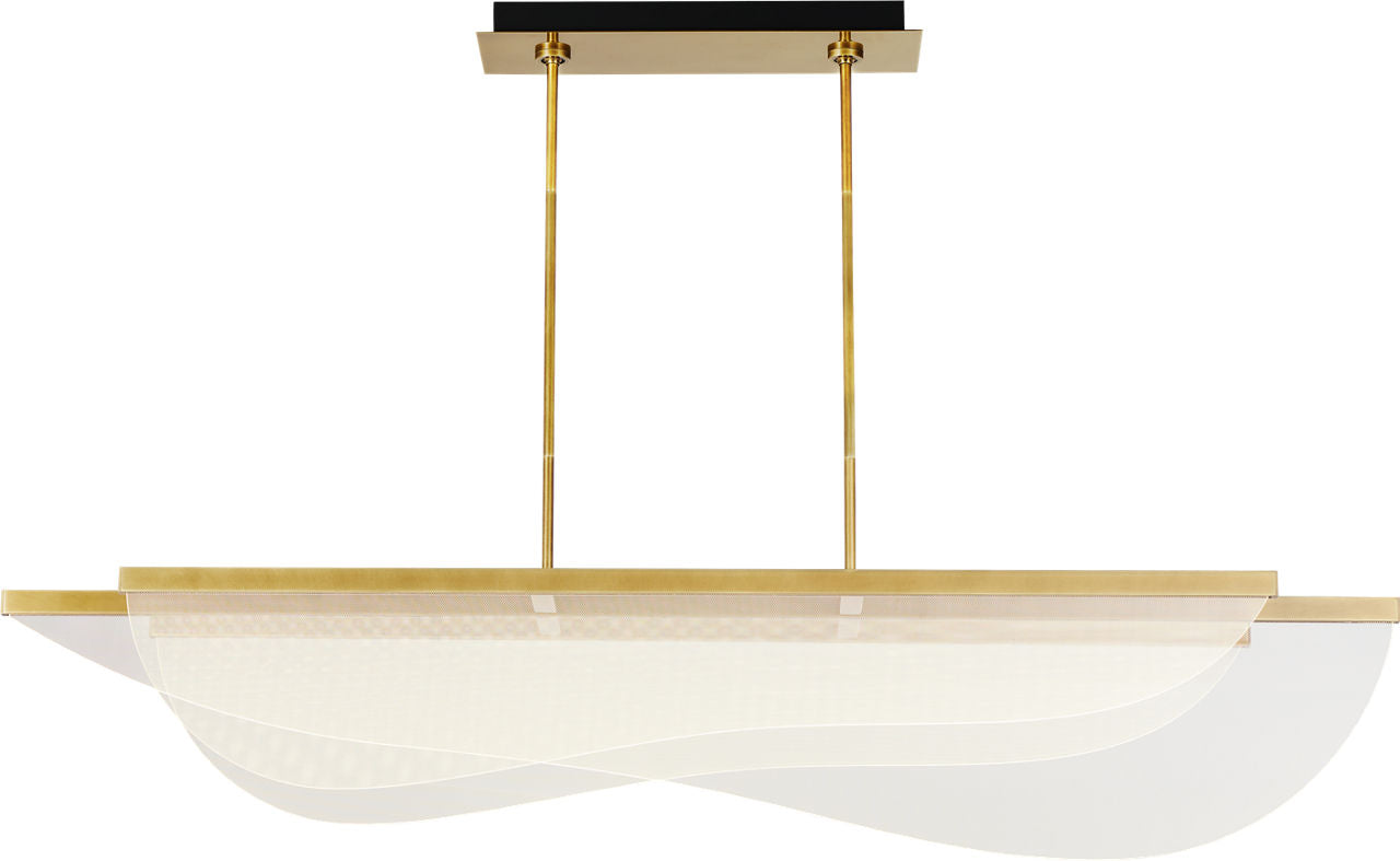 Nyra 60 Linear Suspension Plated Brass LED 90 CRI 3000K 120V