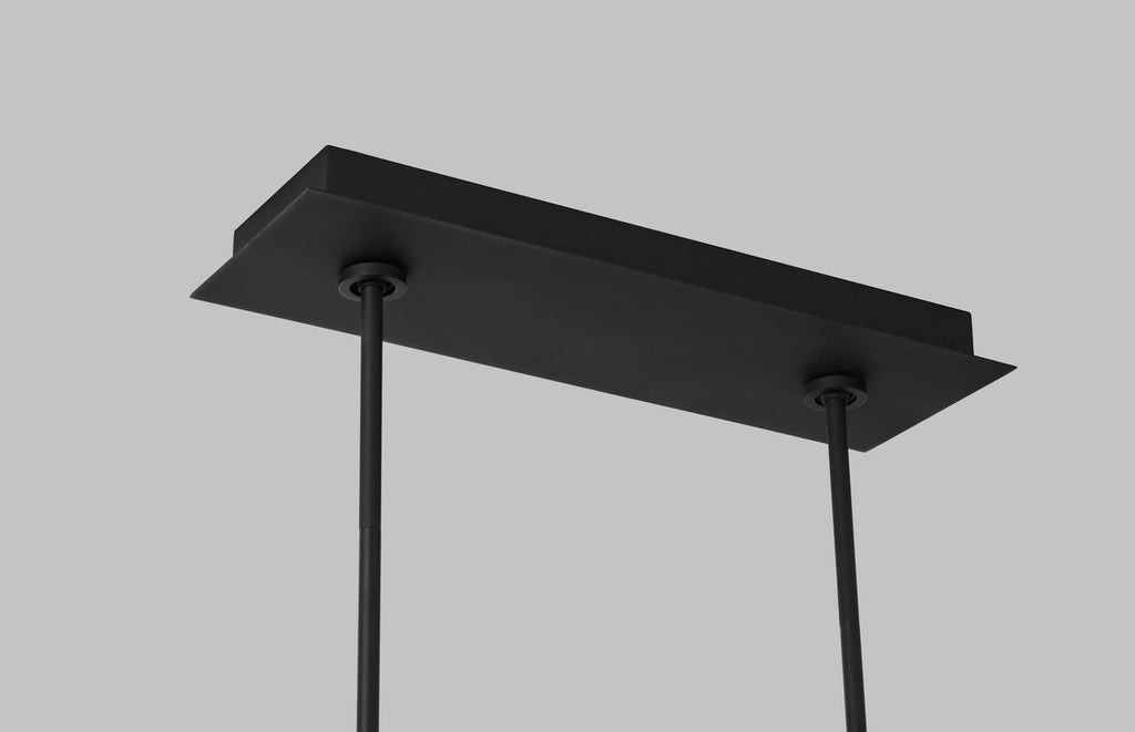 Nyra 60 Linear Suspension Nightshade Black 3500K 90 CRI integrated led 90 cri 3500k 120v