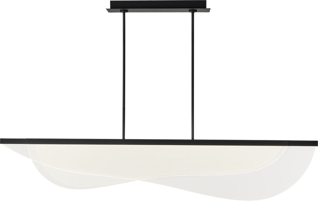 Nyra 60 Linear Suspension Nightshade Black LED 90 CRI 3000K 120V