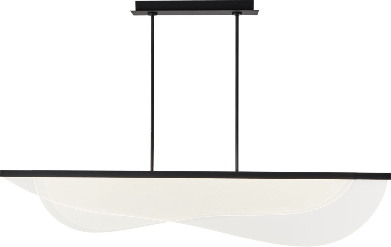 Nyra 60 Linear Suspension Nightshade Black LED 90 CRI 3000K 120V