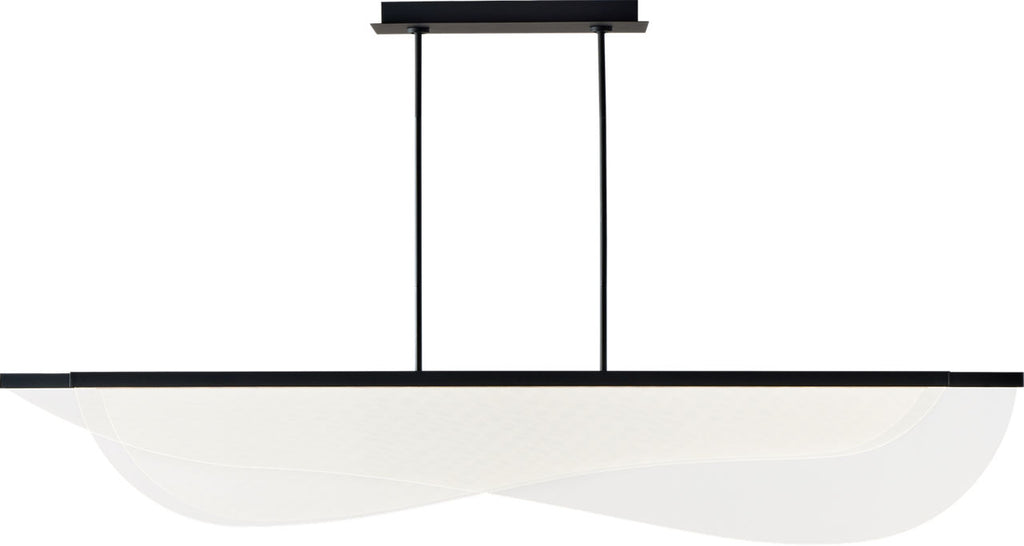 Nyra 72 Linear Suspension Nightshade Black 3000K 90 CRI integrated led 90 cri 3000k 120v