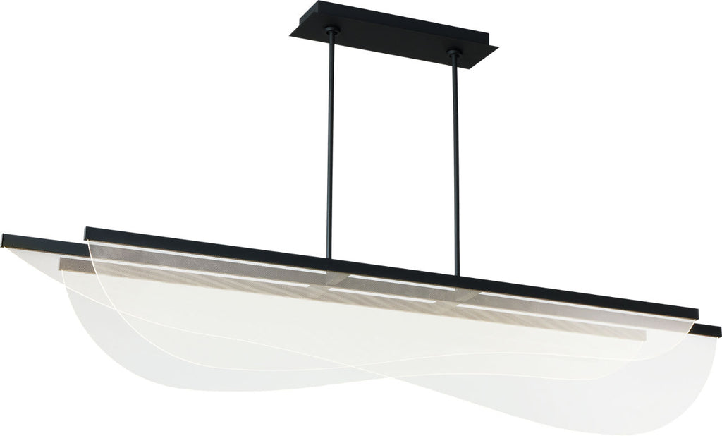 Nyra 72 Linear Suspension Nightshade Black 3000K 90 CRI integrated led 90 cri 3000k 120v