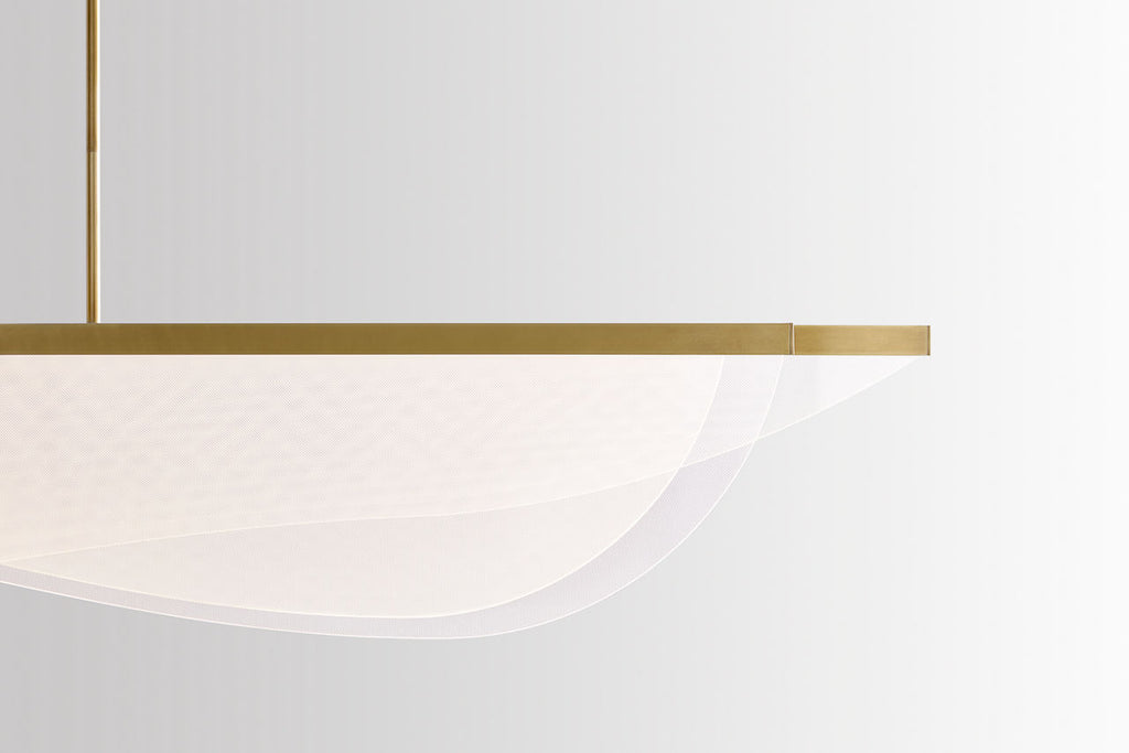 Nyra 60 Linear Suspension Plated Brass LED 90 CRI 3000K 120V