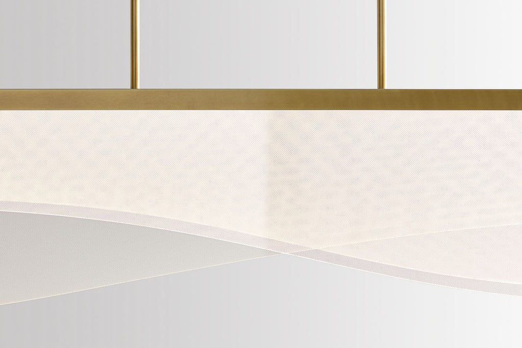 Nyra 60 Linear Suspension Plated Brass LED 90 CRI 3000K 120V