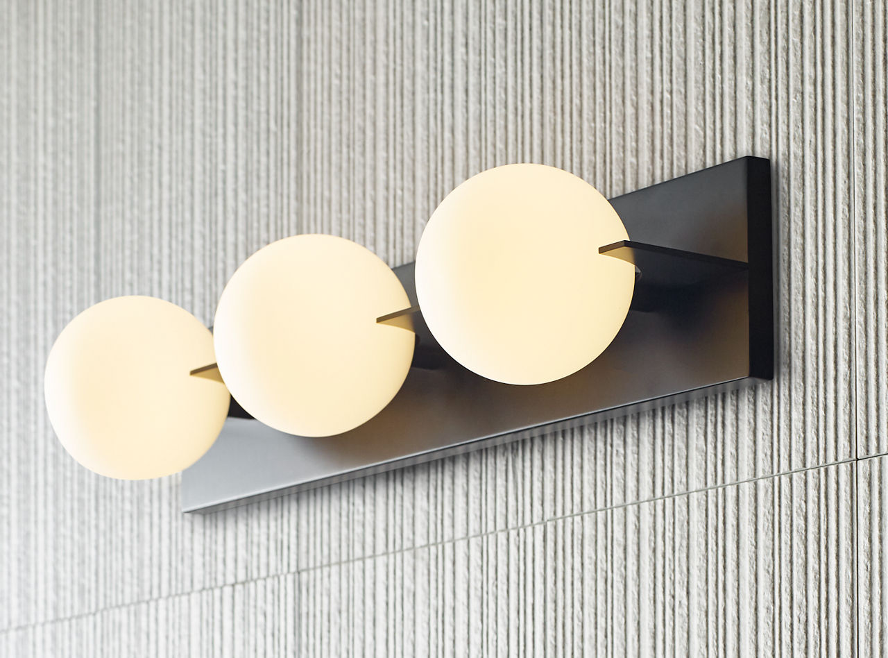 Orbel 3-Light Bath 3 Light Matte Black 3000K 90 CRI bi-pin g9 led 90 cri 3000k 120v