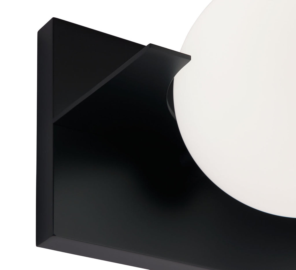 Orbel 3-Light Bath 3 Light Matte Black Bulb Not Included