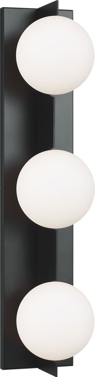 Orbel 3-Light Bath 3 Light Matte Black 3000K 90 CRI bi-pin g9 led 90 cri 3000k 120v