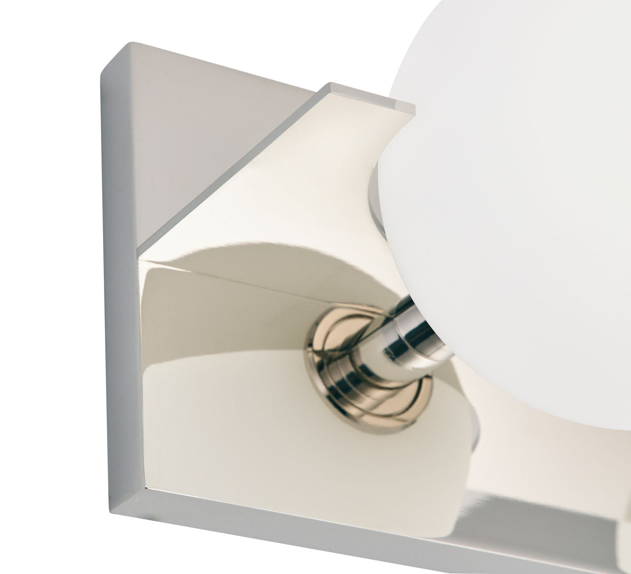 Orbel 3-Light Bath 3 Light Polished Nickel Bulb Not Included