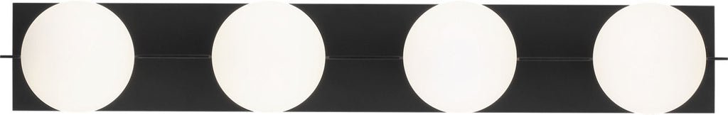 Orbel 4-Light Bath Matte Black LED 90 CRI Bi-Pin G9 3000K 120V