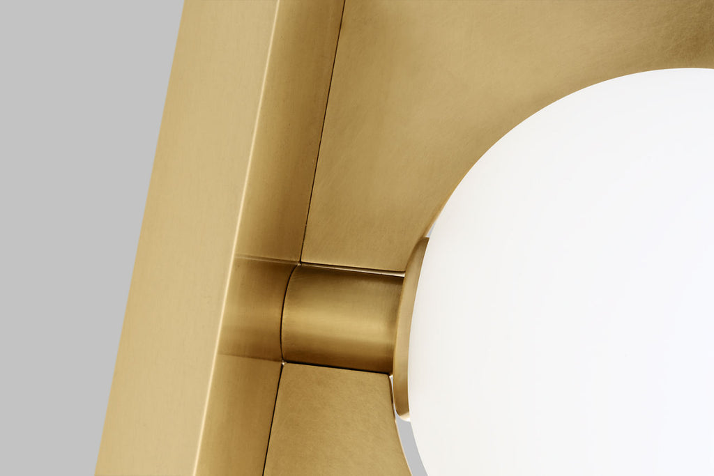 Orbel 4-Light Bath Natural Brass LED 90 CRI Bi-Pin G9 3000K 120V