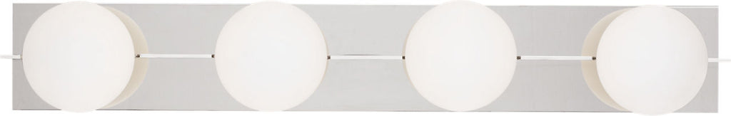 Orbel 4-Light Bath polished nickel 3000K 90 CRI bi-pin g9 led 90 cri 3000k 120v