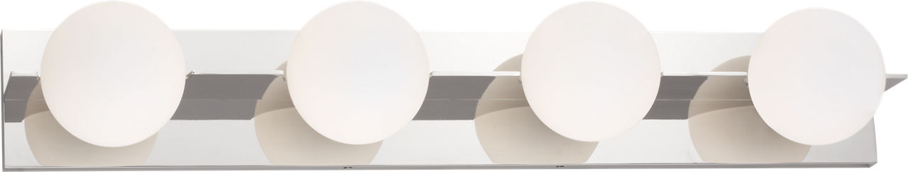 Orbel 4-Light Bath polished nickel 3000K 90 CRI bi-pin g9 led 90 cri 3000k 120v