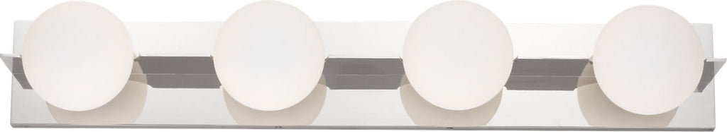 Orbel 4-Light Bath polished nickel Bulb Not Included
