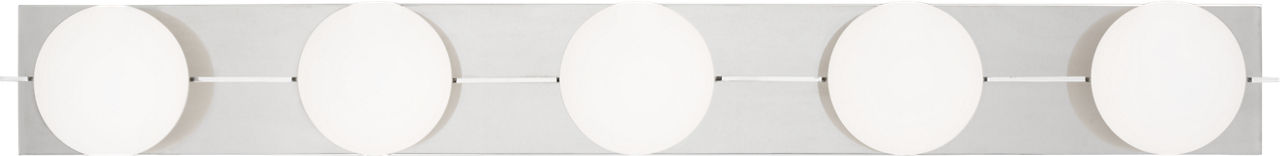 Orbel 5-Light Bath Polished Nickel LED 90 CRI Bi-Pin G9 3000K 120V