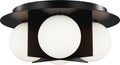 Orbel Flush Mount Matte Black LED 90 CRI Bi-Pin G9 3000K 120V