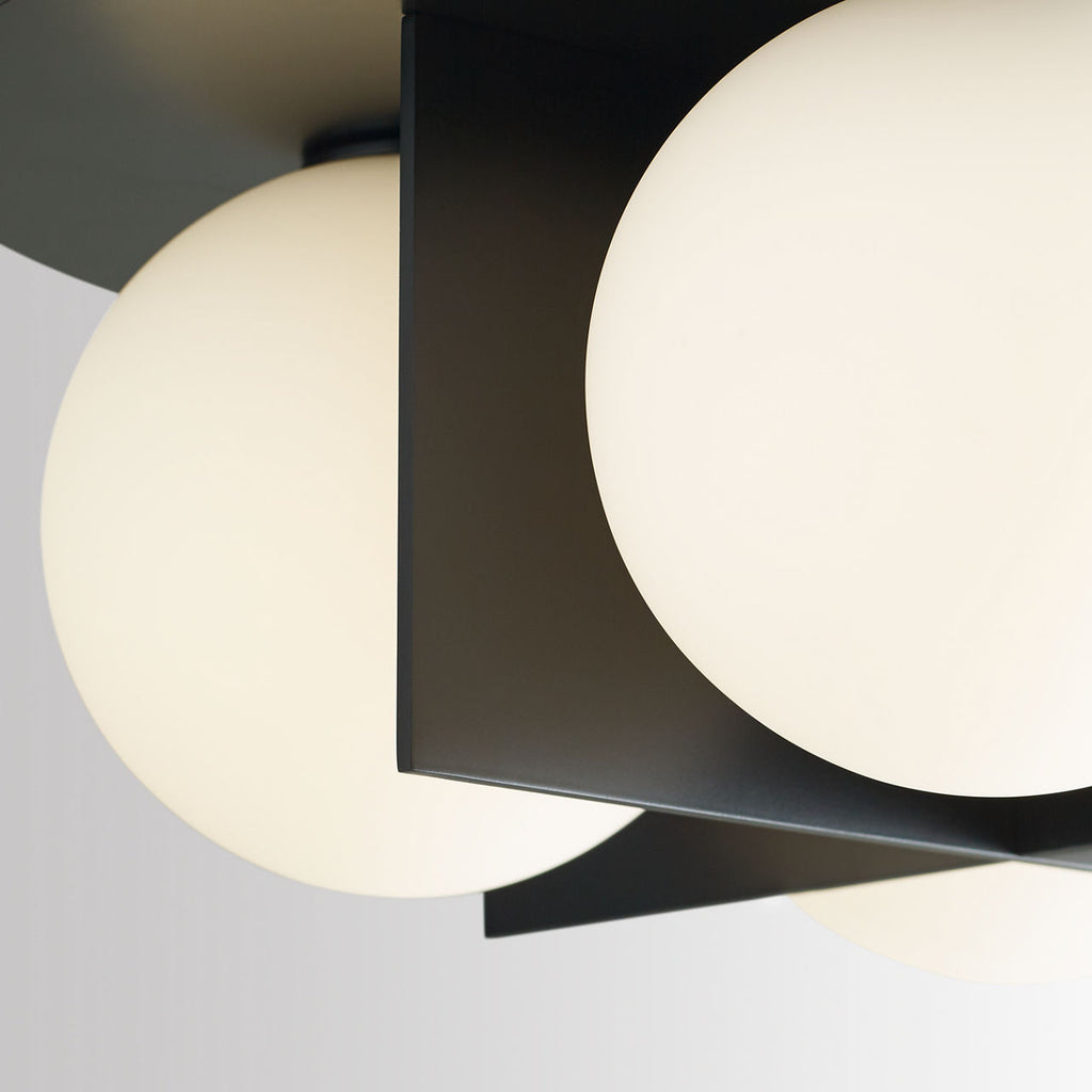 Orbel Flush Mount Matte Black LED 90 CRI Bi-Pin G9 3000K 120V