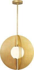 Orbel Round Grande Natural Brass 3000K 90 CRI e26 a19 90 cri 3000k 120v